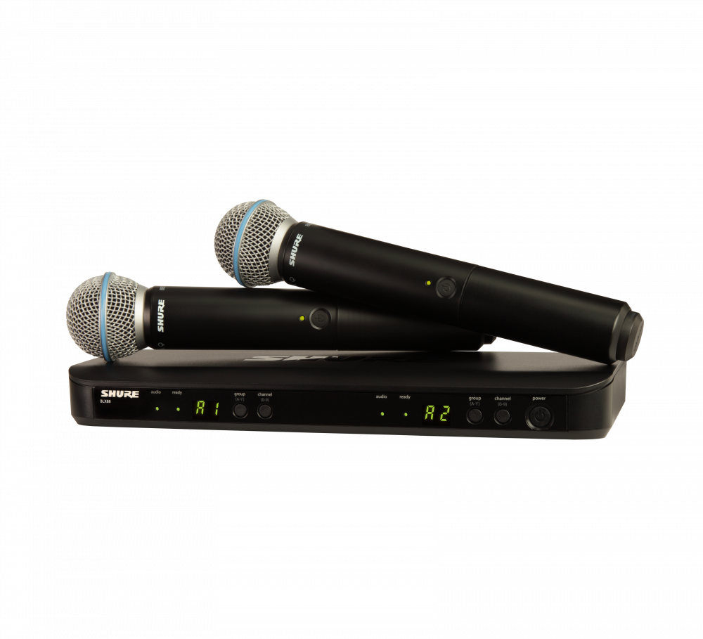 BLX288/B58-J11 Wireless Dual Vocal System with two Beta 58A