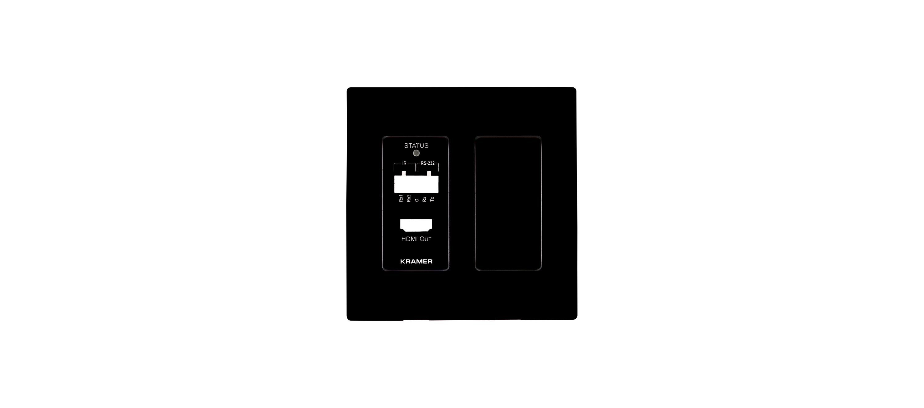 WP-789R/US-PANEL-SET-D(B) Black Frame and Faceplate Set for WP–789R Wall Plate