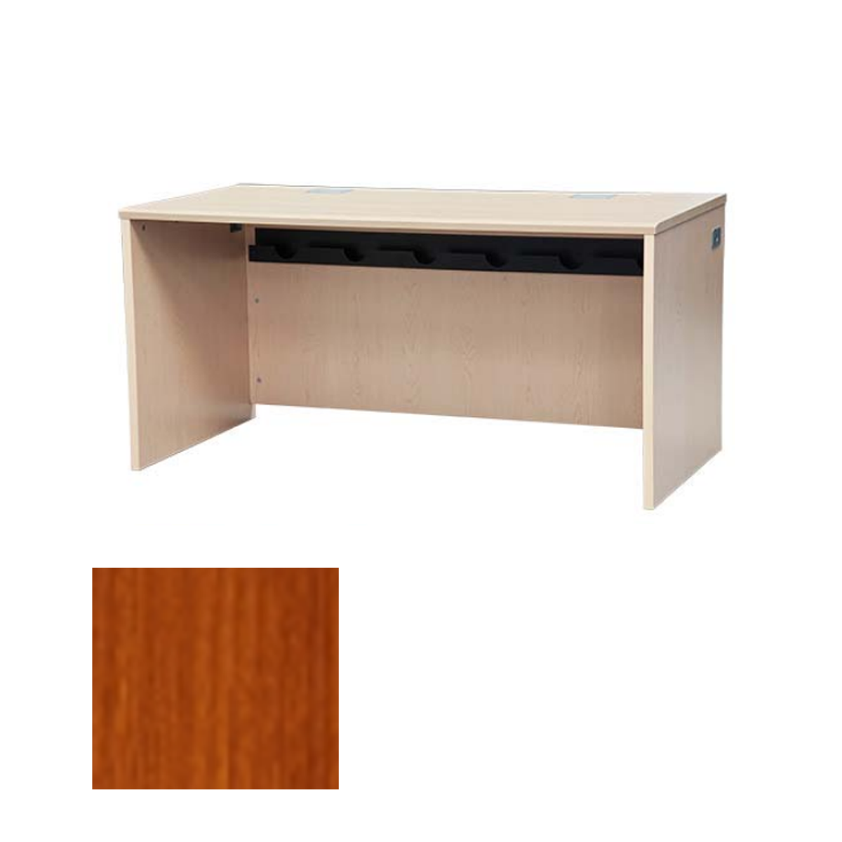 DSYZ6030EX HCT Teacher/Student Desk, Hayward Cherry