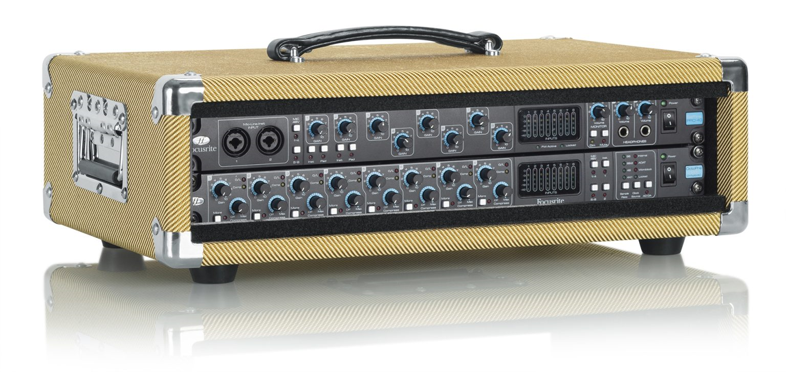GR-RETRORACK-2TW Vintage Amp Vibe Rack Case 2U Tweed