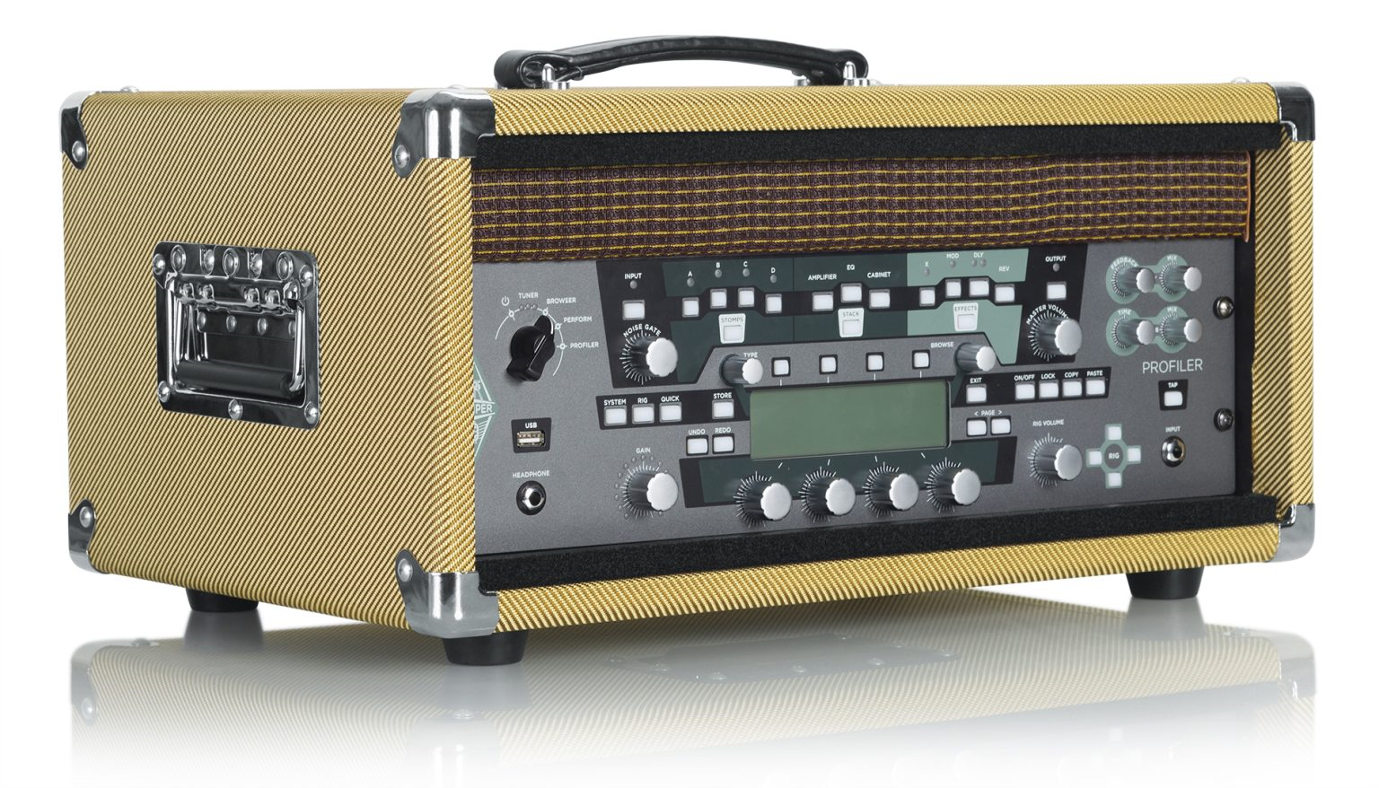 GR-RETRORACK-4TW Vintage Amp Vibe Rack Case 4U Tweed