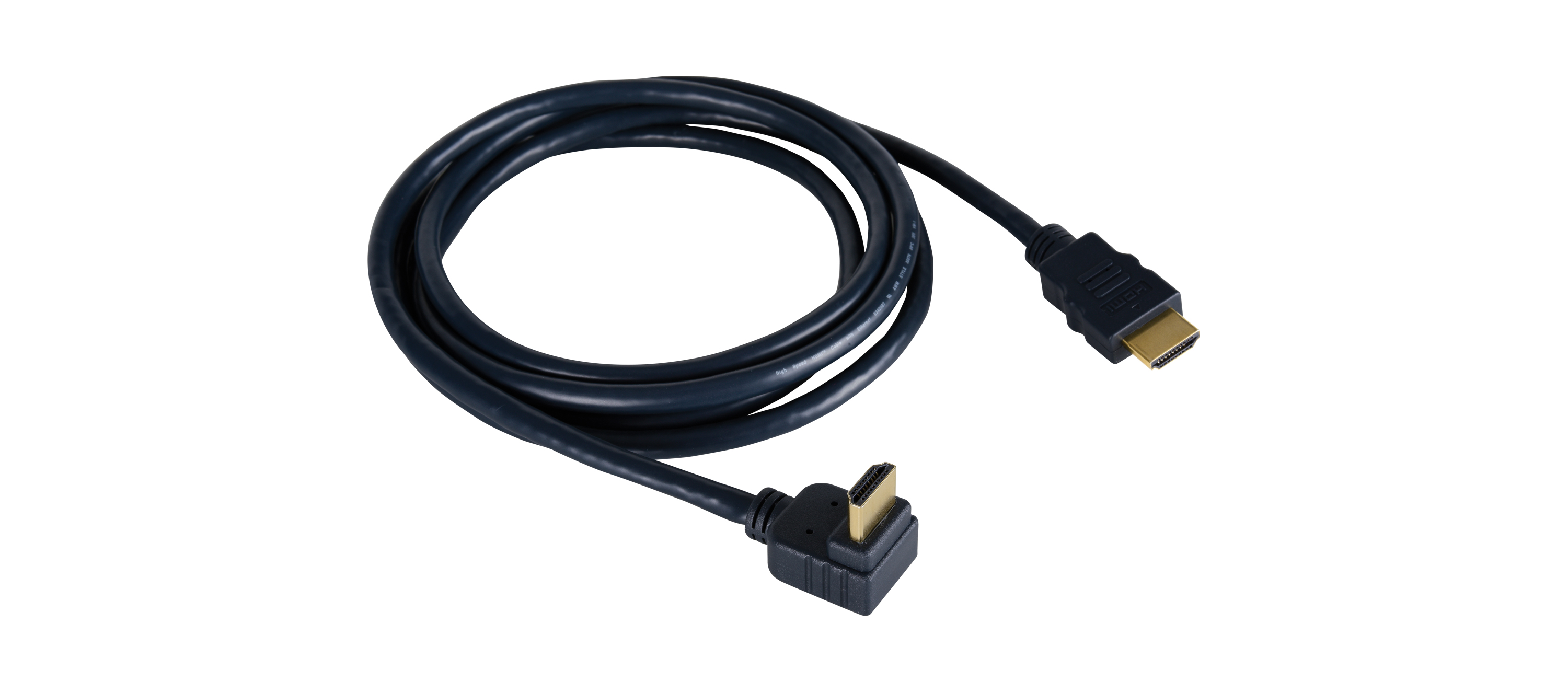 C-HM/RA-3 High–Speed HDMI Right Angle Cable with Ethernet - 3'