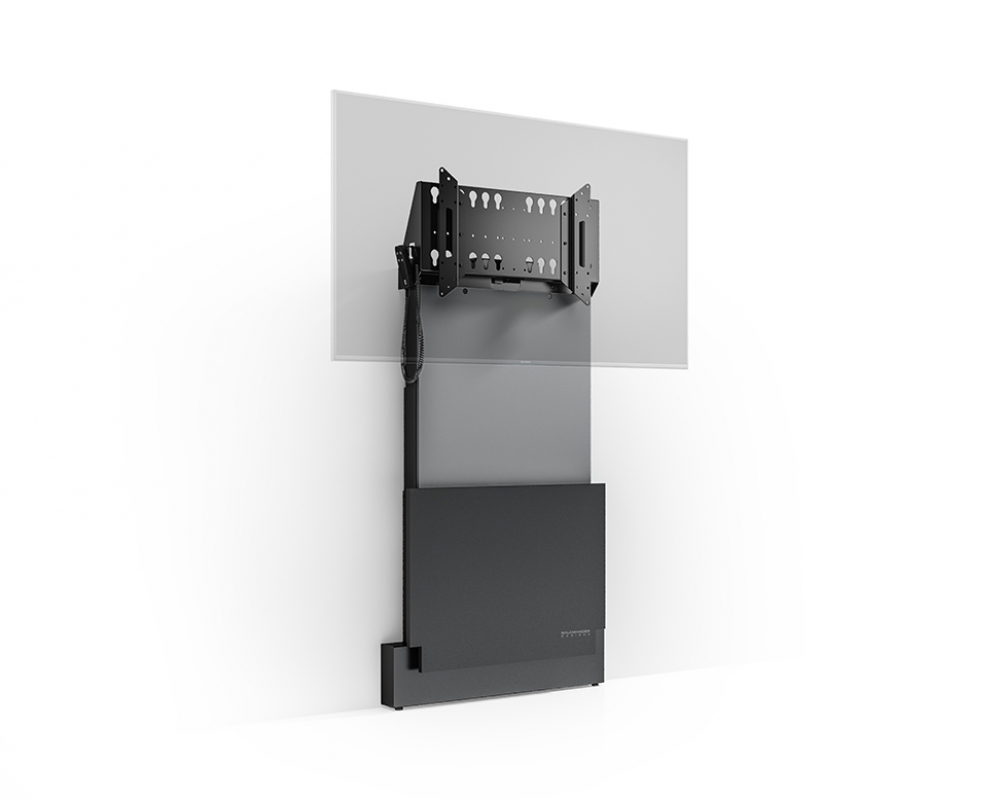 FPS2W/EL/GG Electric Lift Wall Stand, Graphite and Gray