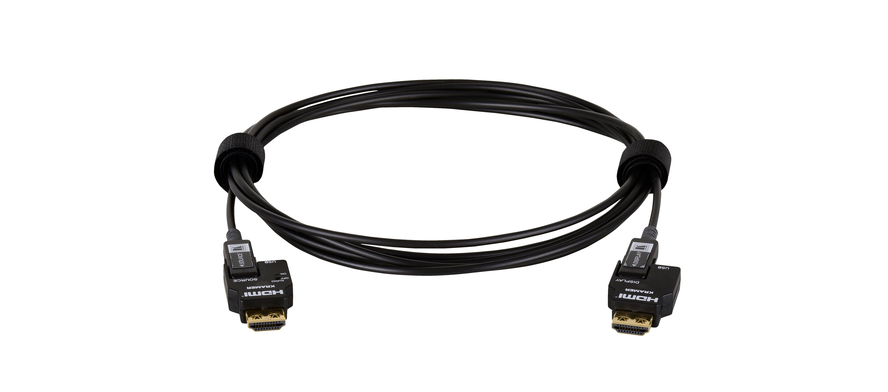 CRS-FIBERH-S1-33 Secured Unidirectional HDMI over Pure Fiber Cable - 33'