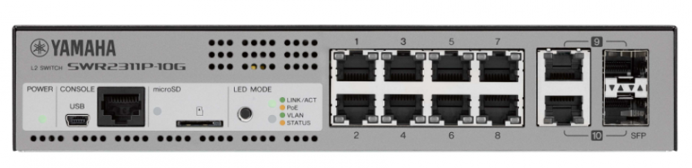 SWR-2311P-10G 10 Port L2 Network Switch