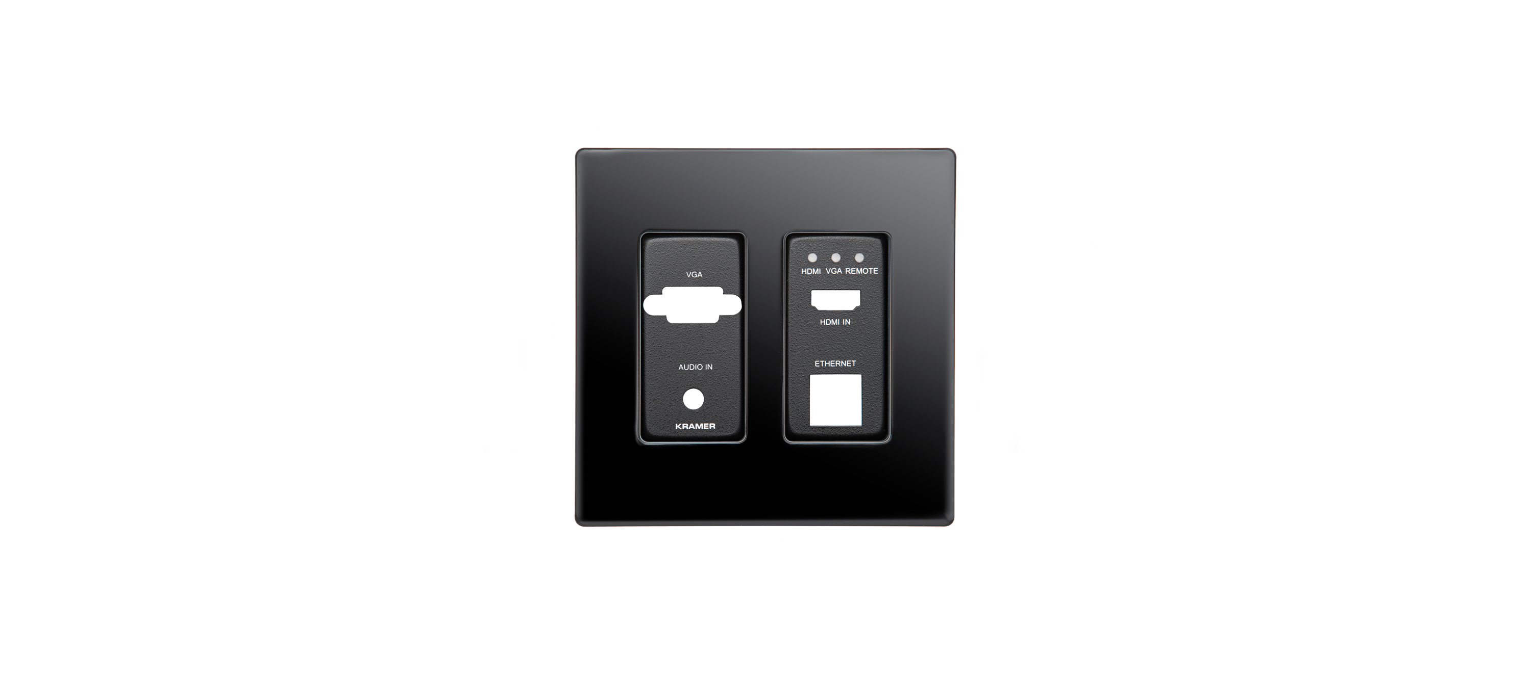 KIT-401T US PANEL SET Black Frame and Faceplate Set for KIT–401T Wall Plate