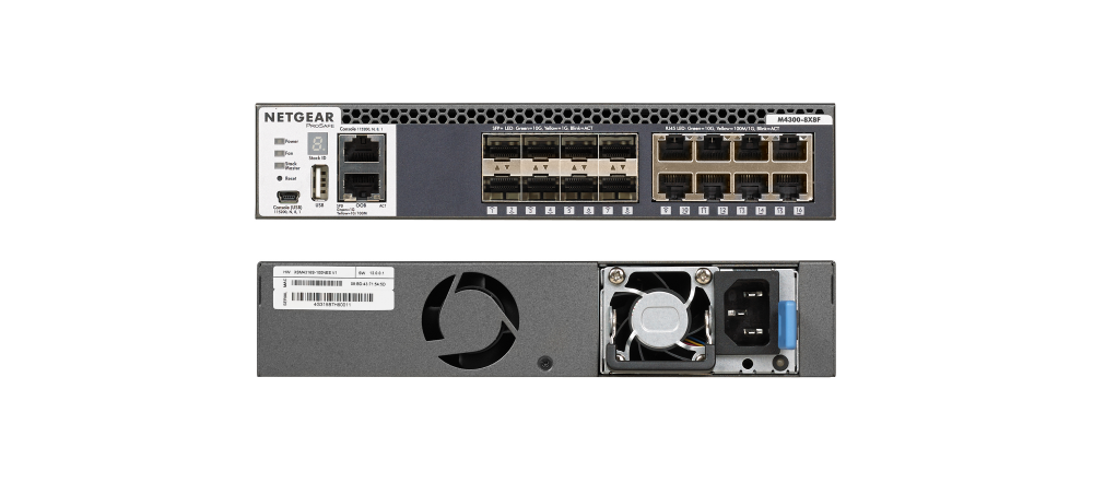 M4300-8x8F NETGEAR Managed Switch with 8x10GBASE–T and 8xSFP+