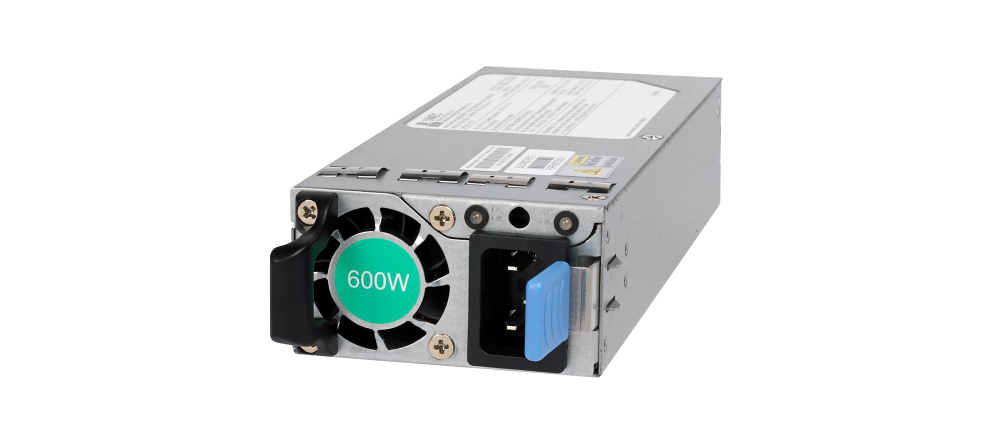 APS600W NETGEAR Redundant Power Supply for M4300–16X & M4300–96X Managed Switches