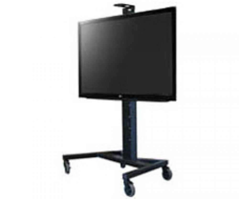 PM-XFL-S Large Mobile Display Stand for Single Monitors