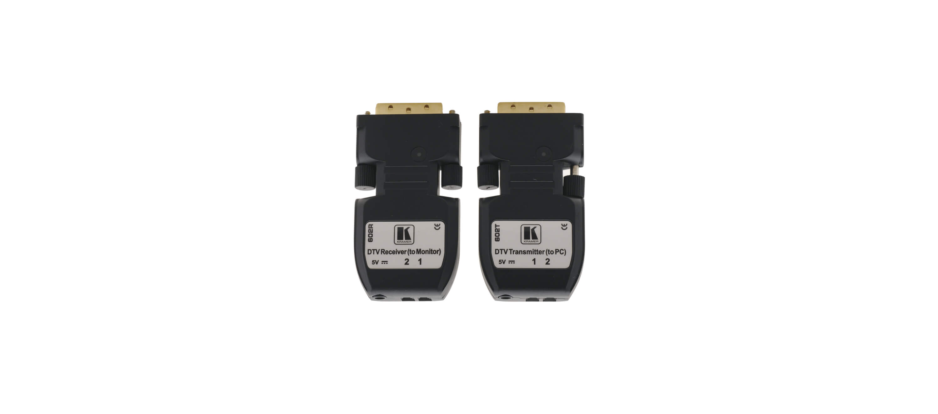 602R/T Detachable DVI Optical Transmitter & Receiver