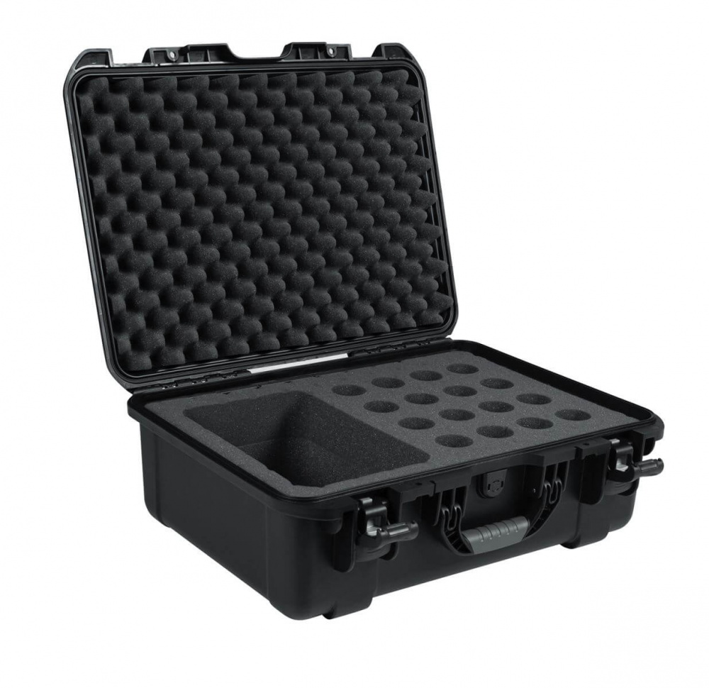 GM-16-MIC-WP Waterproof Wired Microphone Case; 16 Mics