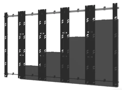DS-LEDUPS-5X5 SEAMLESS Kitted Series Flat dvLED Mounting System for Unilumin UpanelS Series Direct View LED Displays