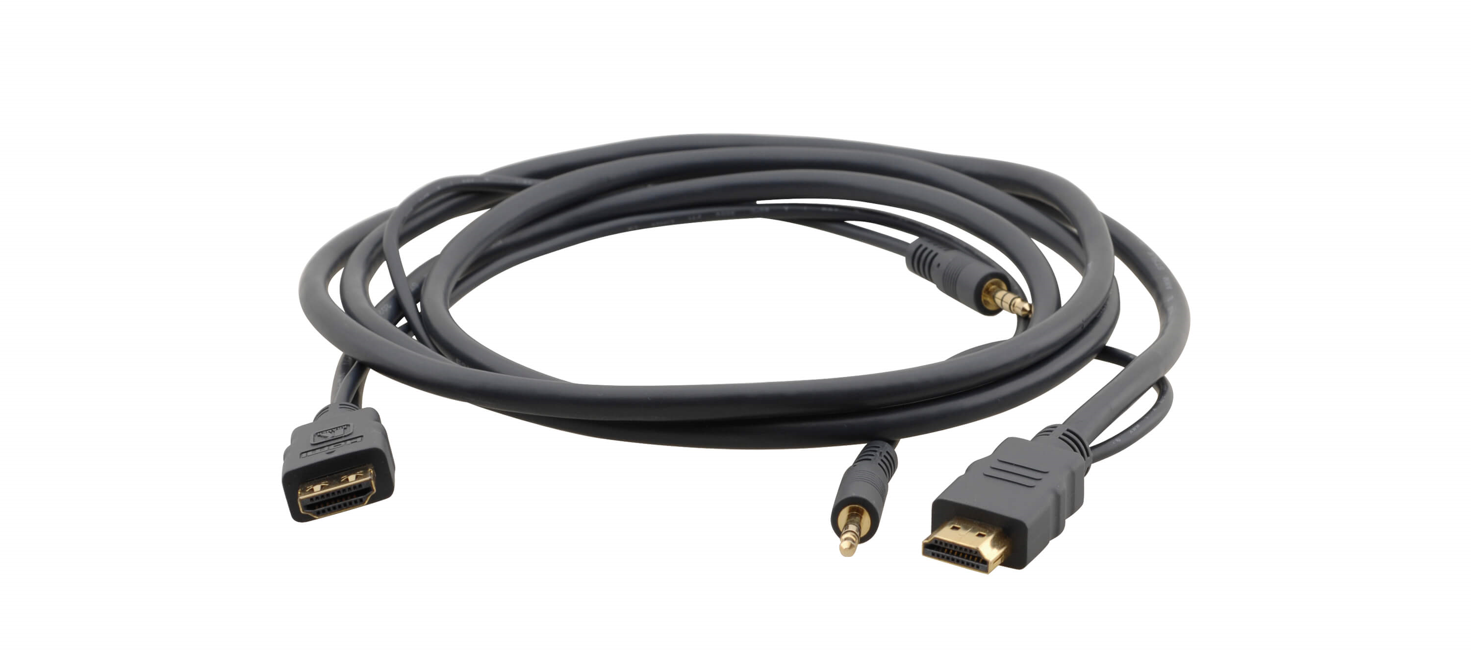 C-MHMA/MHMA-3 Flexible High–Speed HDMI Cable with Ethernet & 3.5mm Stereo Audio - 3'