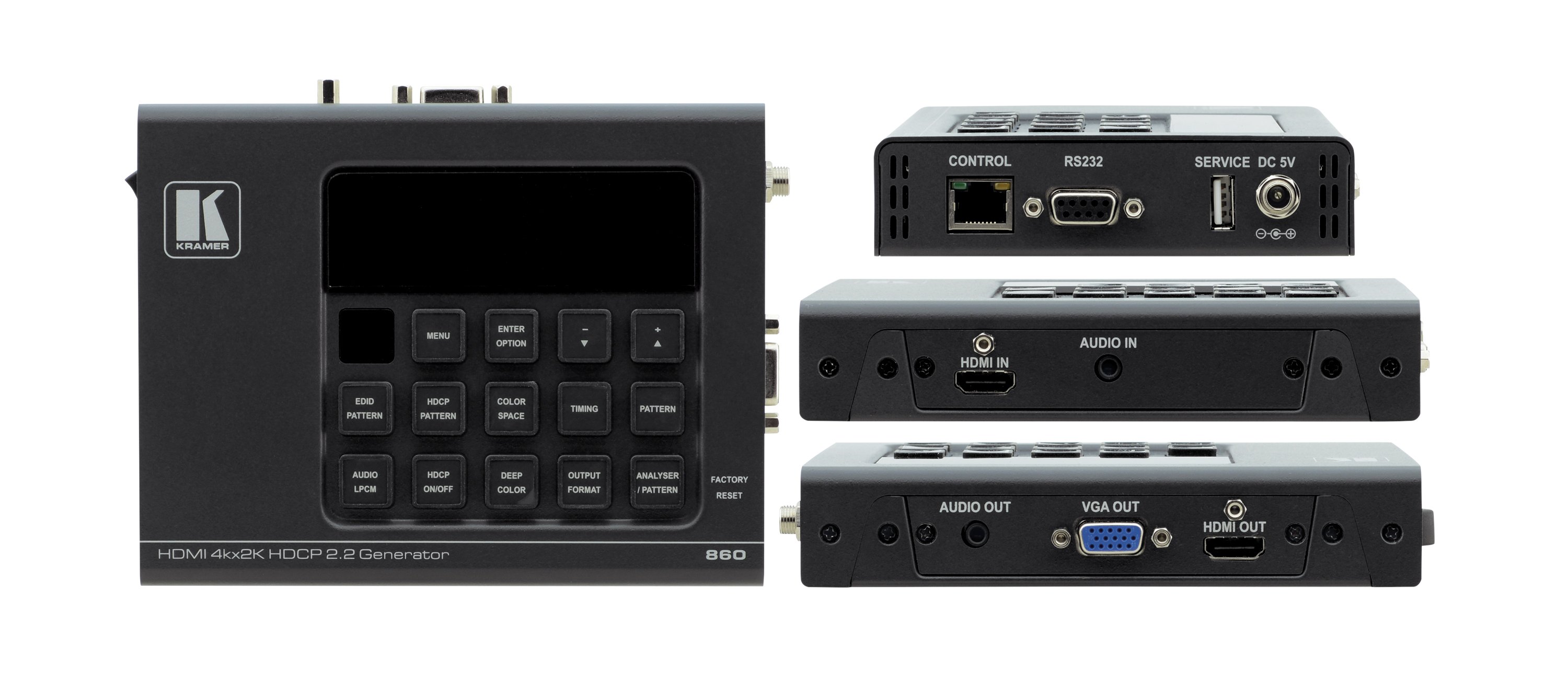 860 18G 4K HDR Signal Generator & Analyzer