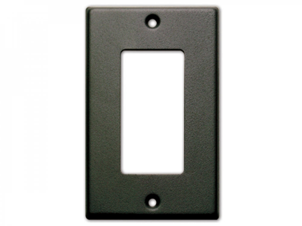 CP-1B Single Cover Plate (Black)