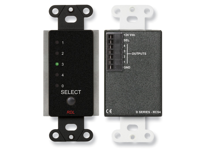 DB-RCS4 Remote Channel Selector - 4 Channels - Controls RU-SX4A