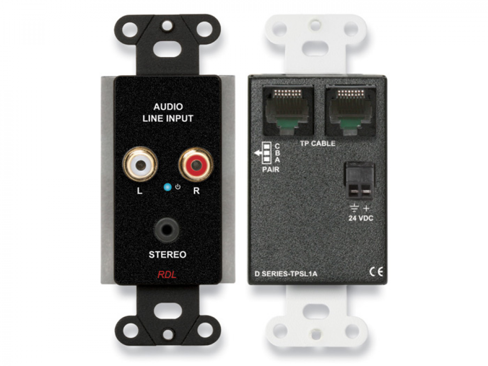 DB-TPSL1A Active Single-Pair Sender Mini-Jack & Stereo RCA In