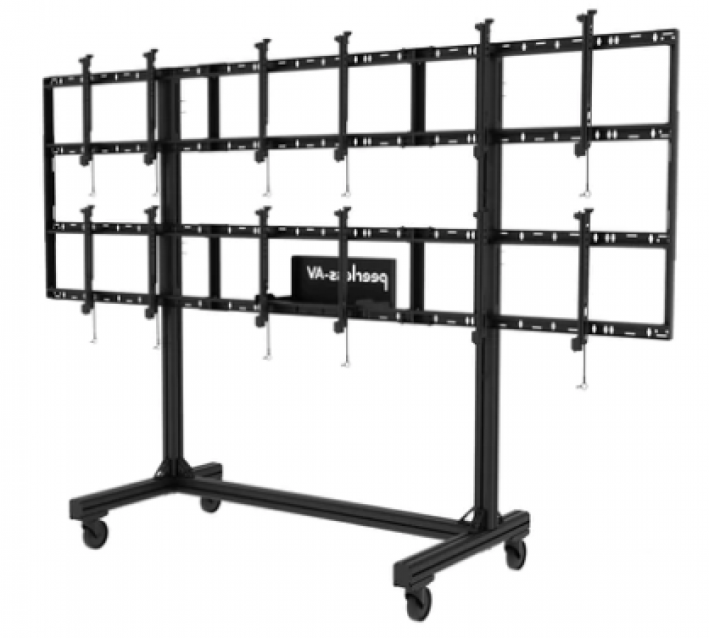 DS-C555-3X2 SmartMount® Portable Video Wall Cart Configurations for Displays