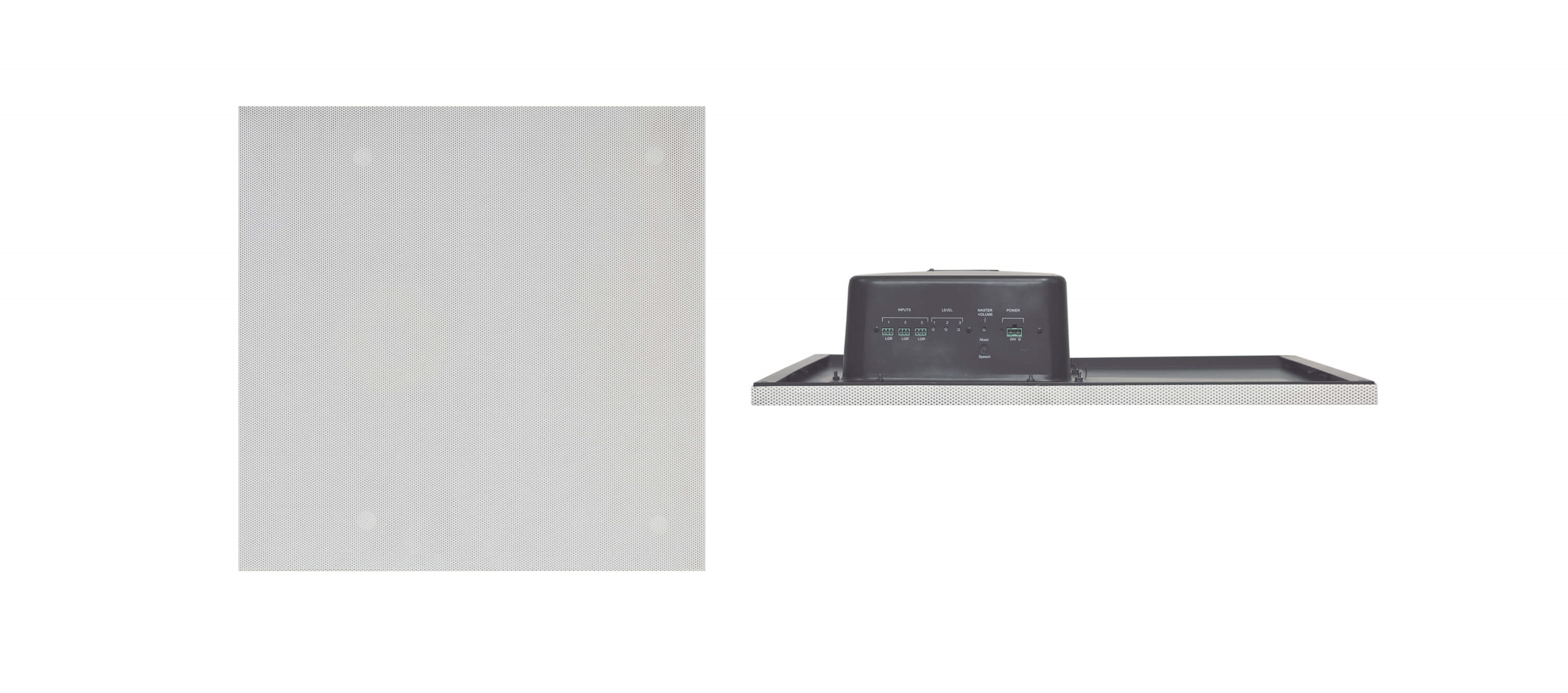 TAVOR 8T (W) 8–Inch, High–Performance, Powered Ceiling Tile Speaker
