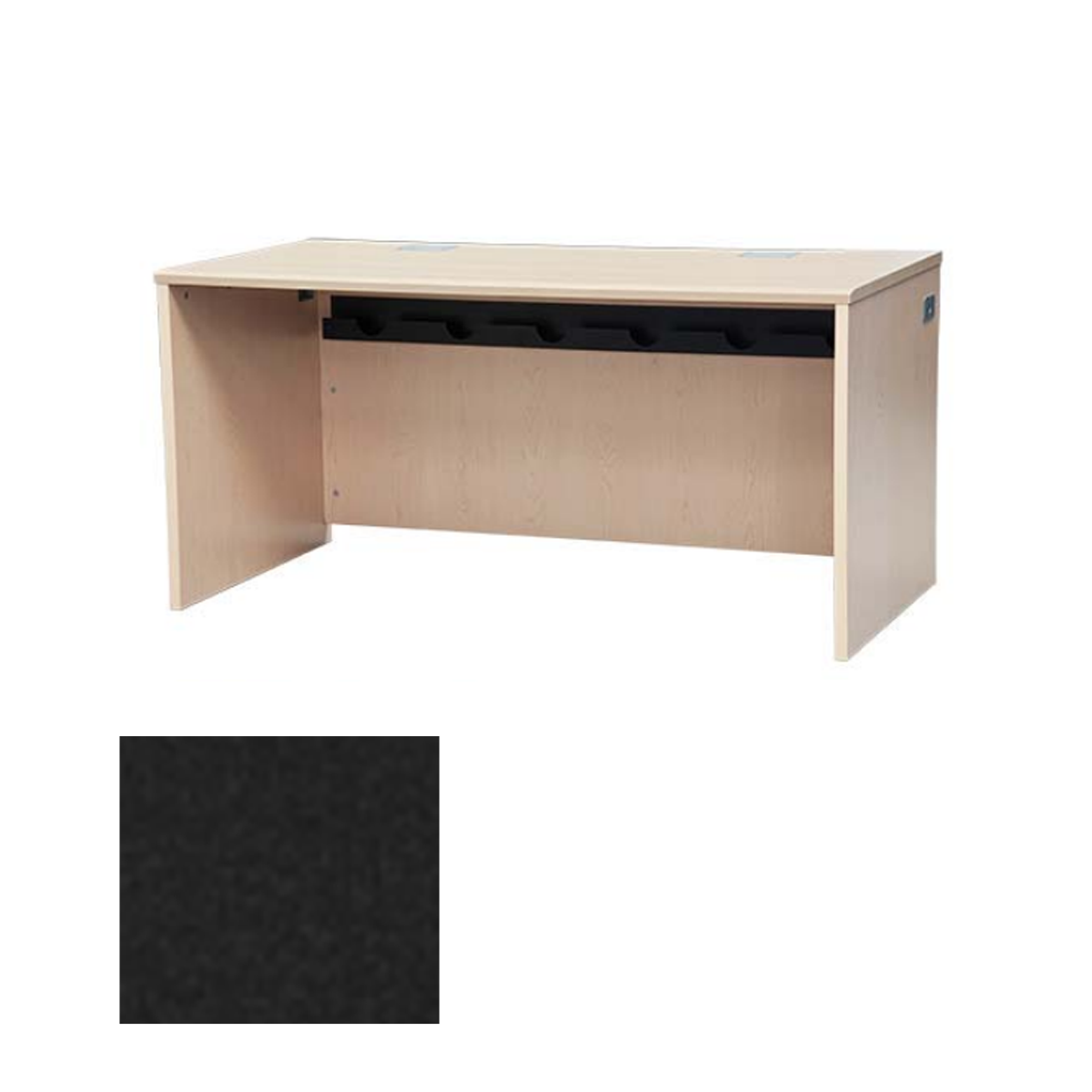 DSYZ6030EX EBT Teacher/Student Desk, Ebony