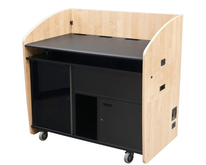 PD4501 MPL Large Multimedia Podium, Maple