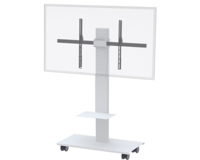 SYZ84-XLW Mobile Display Stand for Extra Large Display, White