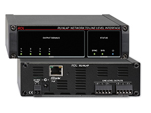 RU-NL4P Network to Line Level Interface