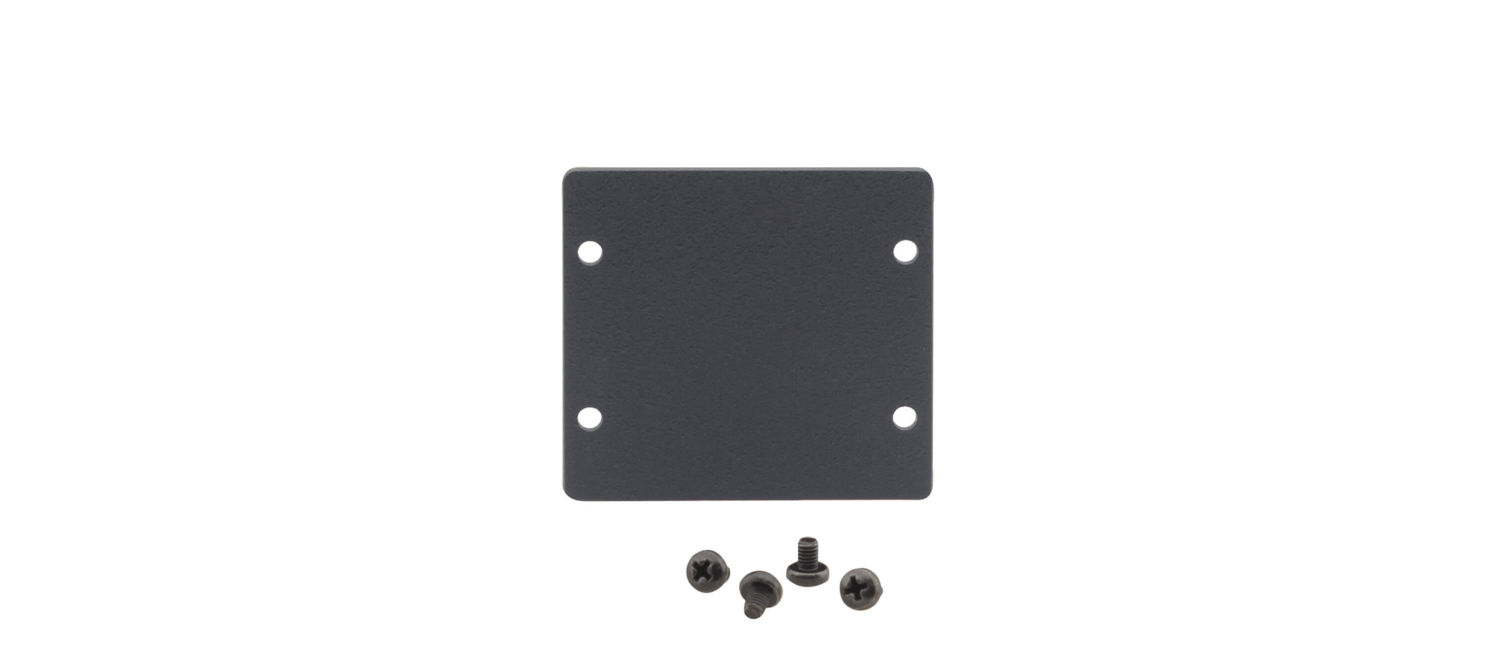 W-2BLANK(B) Wall Plate Insert - Double Blank Slot Cover Plate