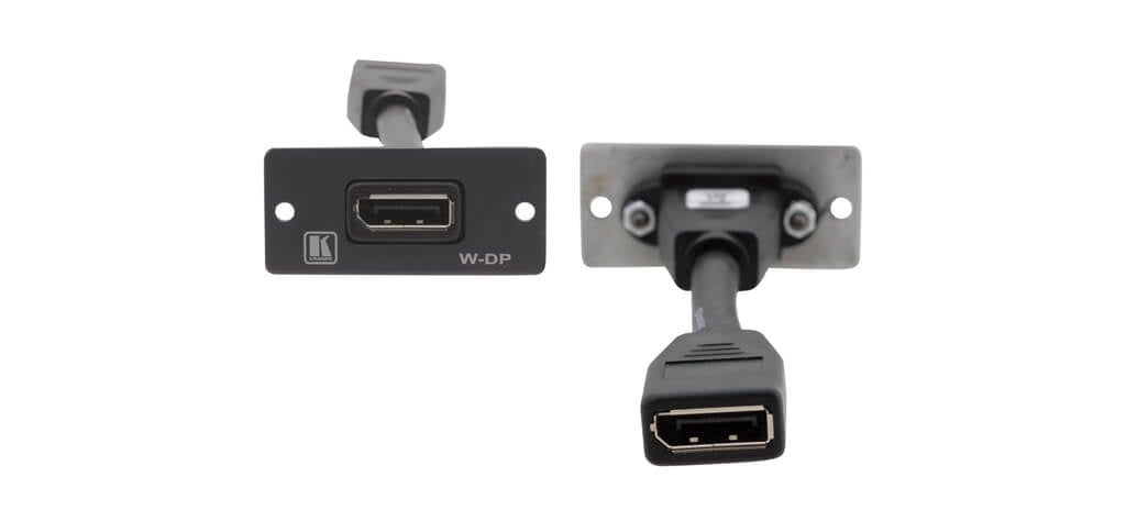 W-DP(B) Wall Plate Insert — DisplayPort
